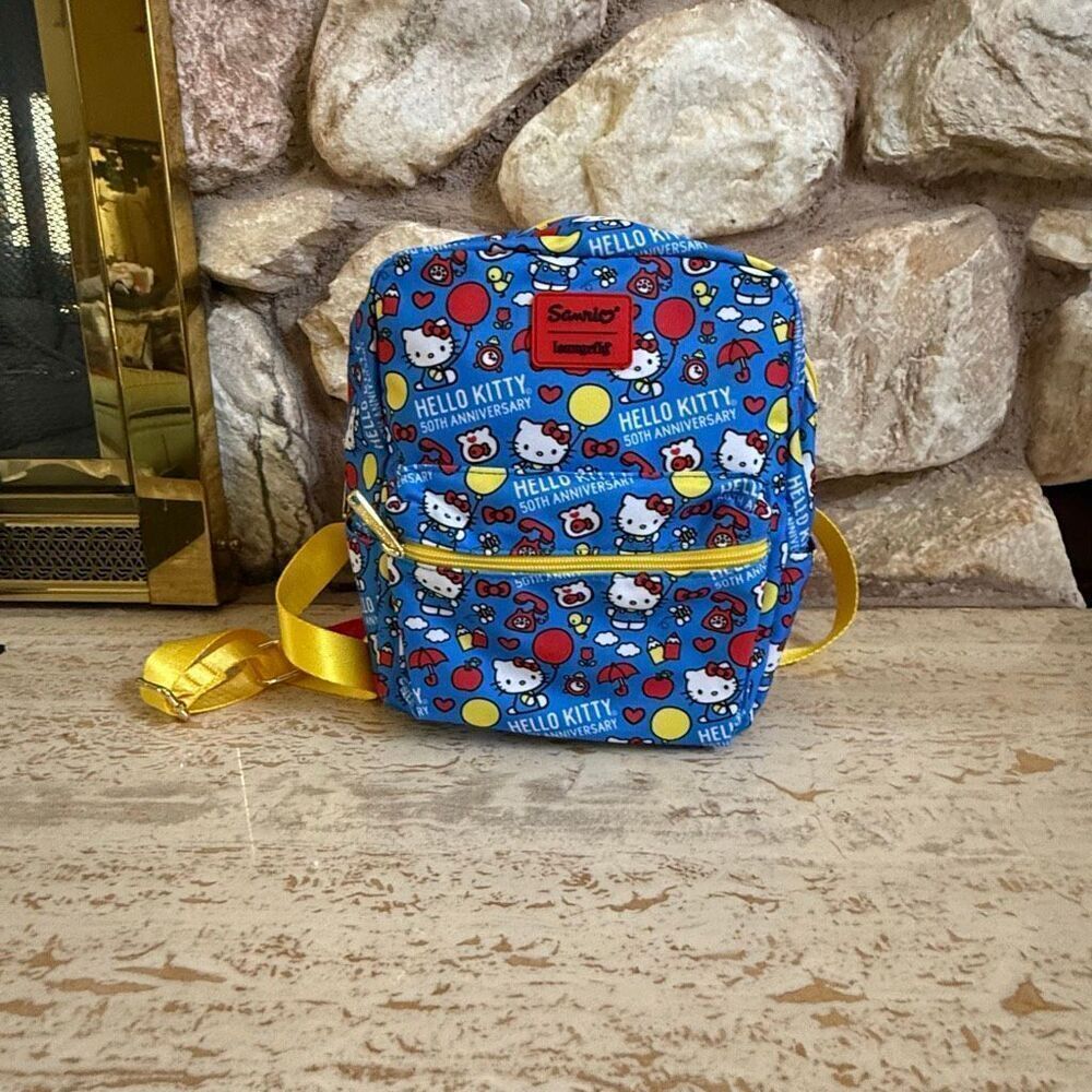 NWT Hello Kitty x Loungefly 50th Anniversary Classic Mini Backpack